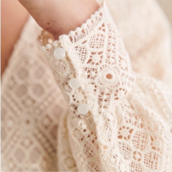 NWOT Sezane Gaya Lace Blouse – 42/10 - Picture 3 of 10